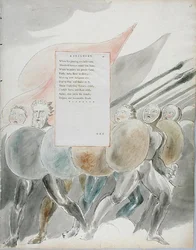 De triomfen van Owen, ontwerp 91 uit The Poems of Thomas Gray, 1797-98